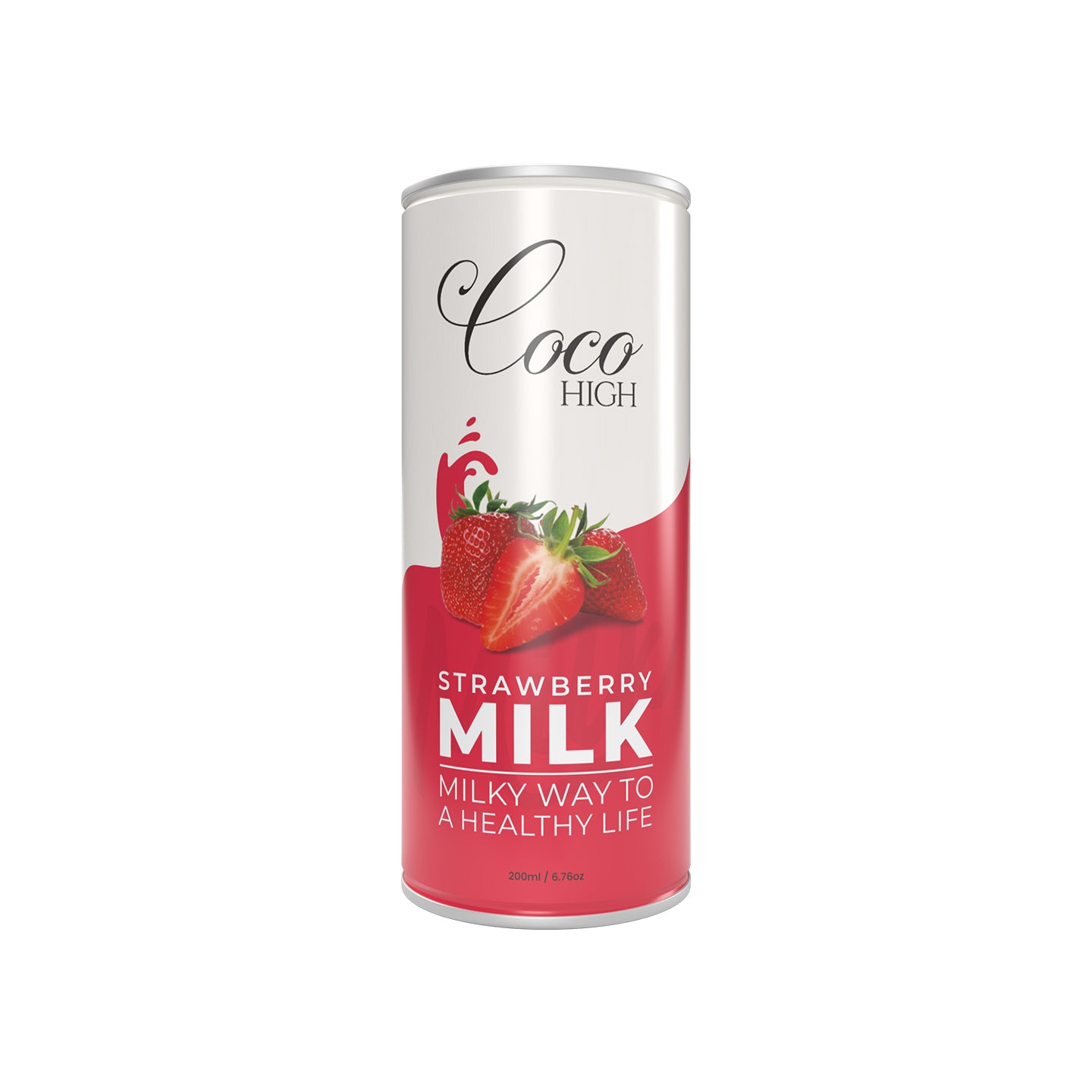 Strawberry Thick & Creamy Flavoured Milkshake 200ml | Enriched with Calcium & Vitamins | No Added Preservatives