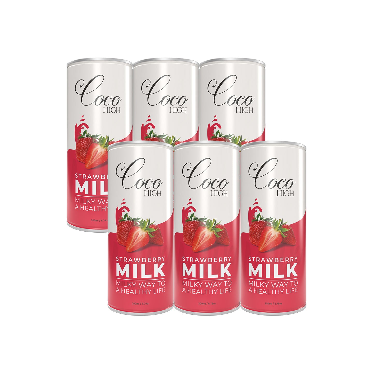 Strawberry Thick & Creamy Flavoured Milkshake 200ml | Enriched with Calcium & Vitamins | No Added Preservatives