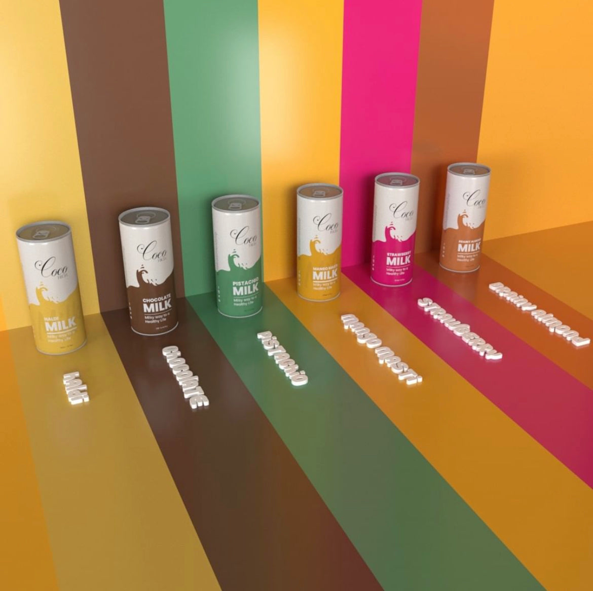 All the flavours of CocoHigh Flavoured Milk