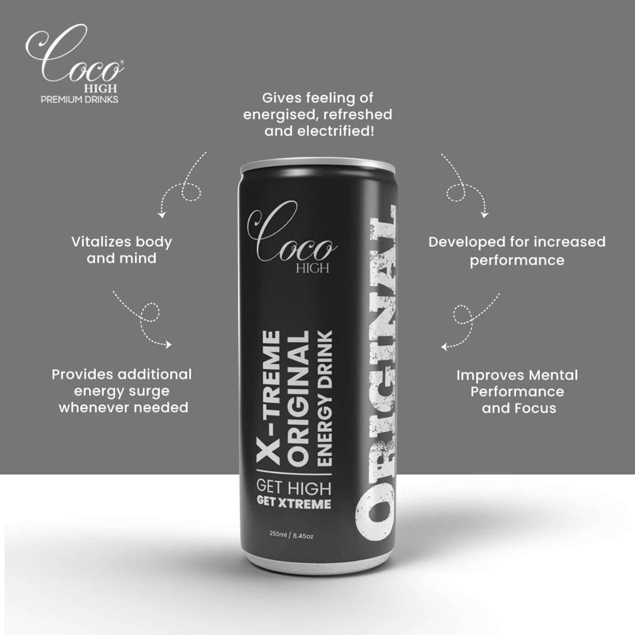 Energy Drink | X-Treame Original 250 ml | Pack of 6