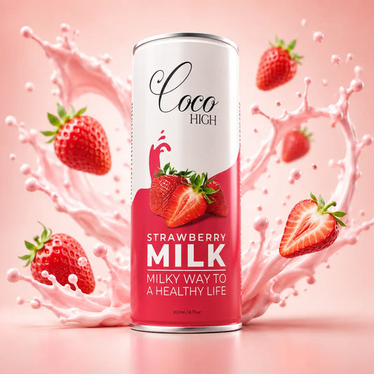 Strawberry Flavored Milk | No Added Preservatives (200ml)