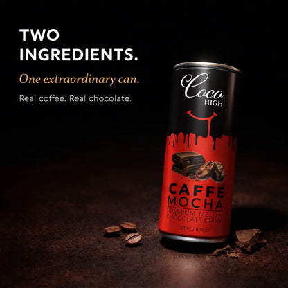 Caffe Mocha Chocolate Milkshake Luxury Melted Chocolate Drink (200ml)