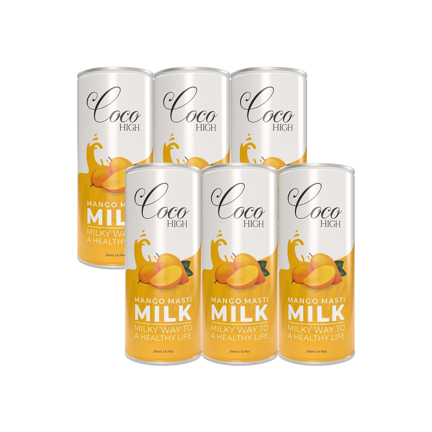 Mango Thick & Creamy Flavoured Milkshake 200ml | Enriched with Calcium & Vitamins | No Added Preservatives