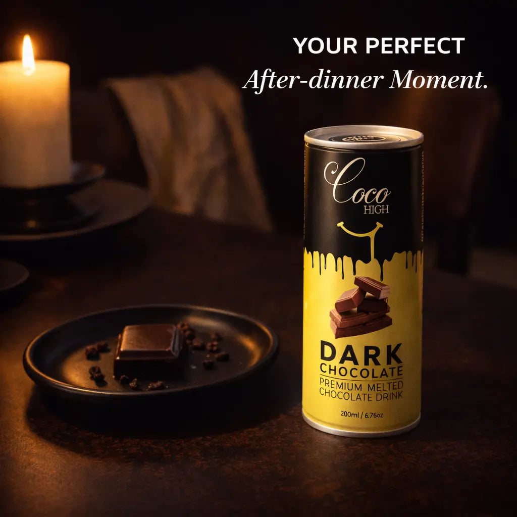 Dark Chocolate Milkshake Luxury Melted Chocolate Drink (200ml)