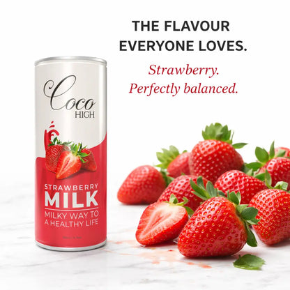 Strawberry Flavored Milk | No Added Preservatives (200ml)