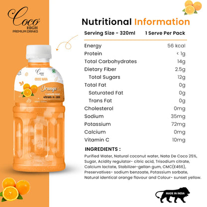 Orange Juice 25% with NATA De Coco (320ml)