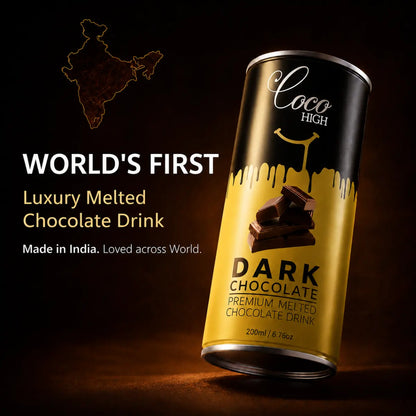 Dark Chocolate Milkshake Luxury Melted Chocolate Drink (200ml)