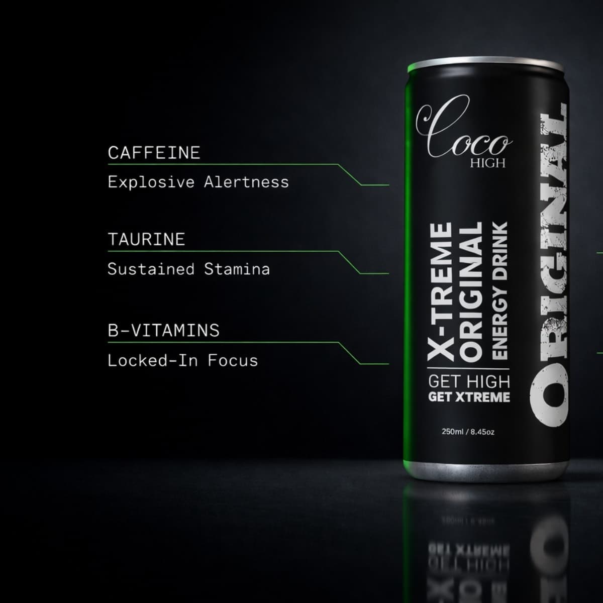 X-Treme Original Energy Drink – 250 ml Can