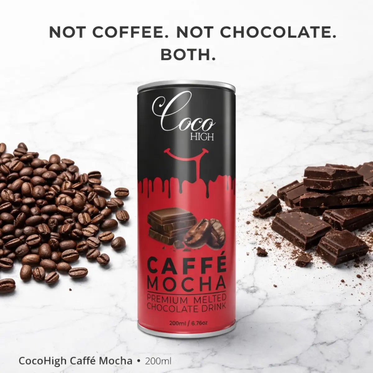 Caffe Mocha Chocolate Milkshake Luxury Melted Chocolate Drink (200ml)