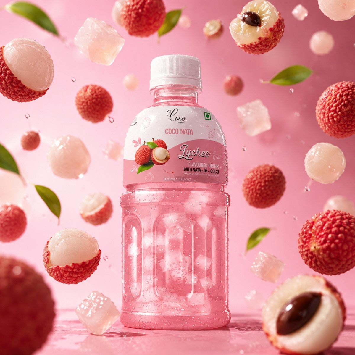 Lychee Juice 25% with NATA De Coco 320ml