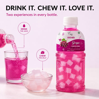 Grape Juice 25% with NATA De Coco 320ml