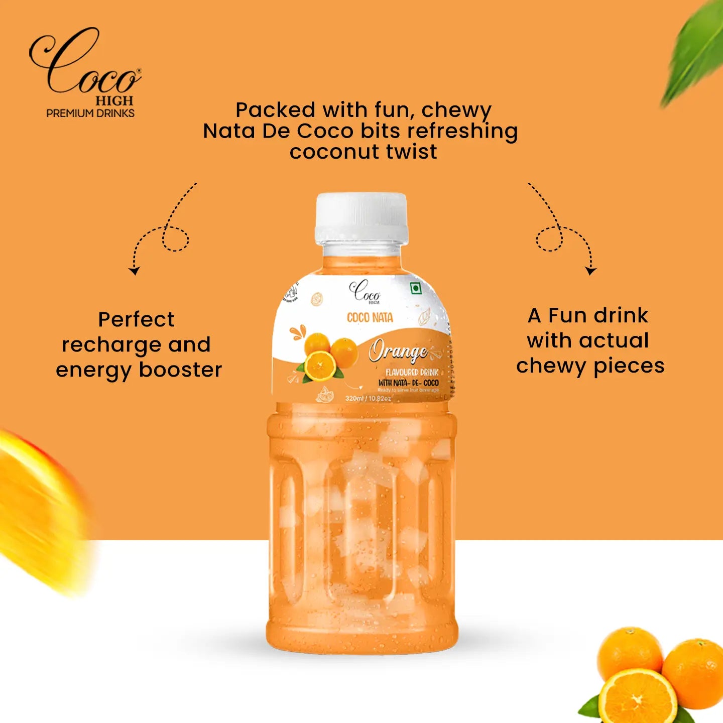 Orange Juice 25% with NATA De Coco (320ml)