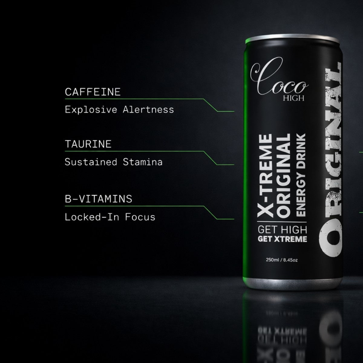 Energy Drink | X-Treame Original 250 ml | Pack of 6
