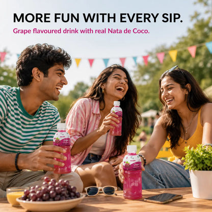 Grape Juice 25% with NATA De Coco (320ml)