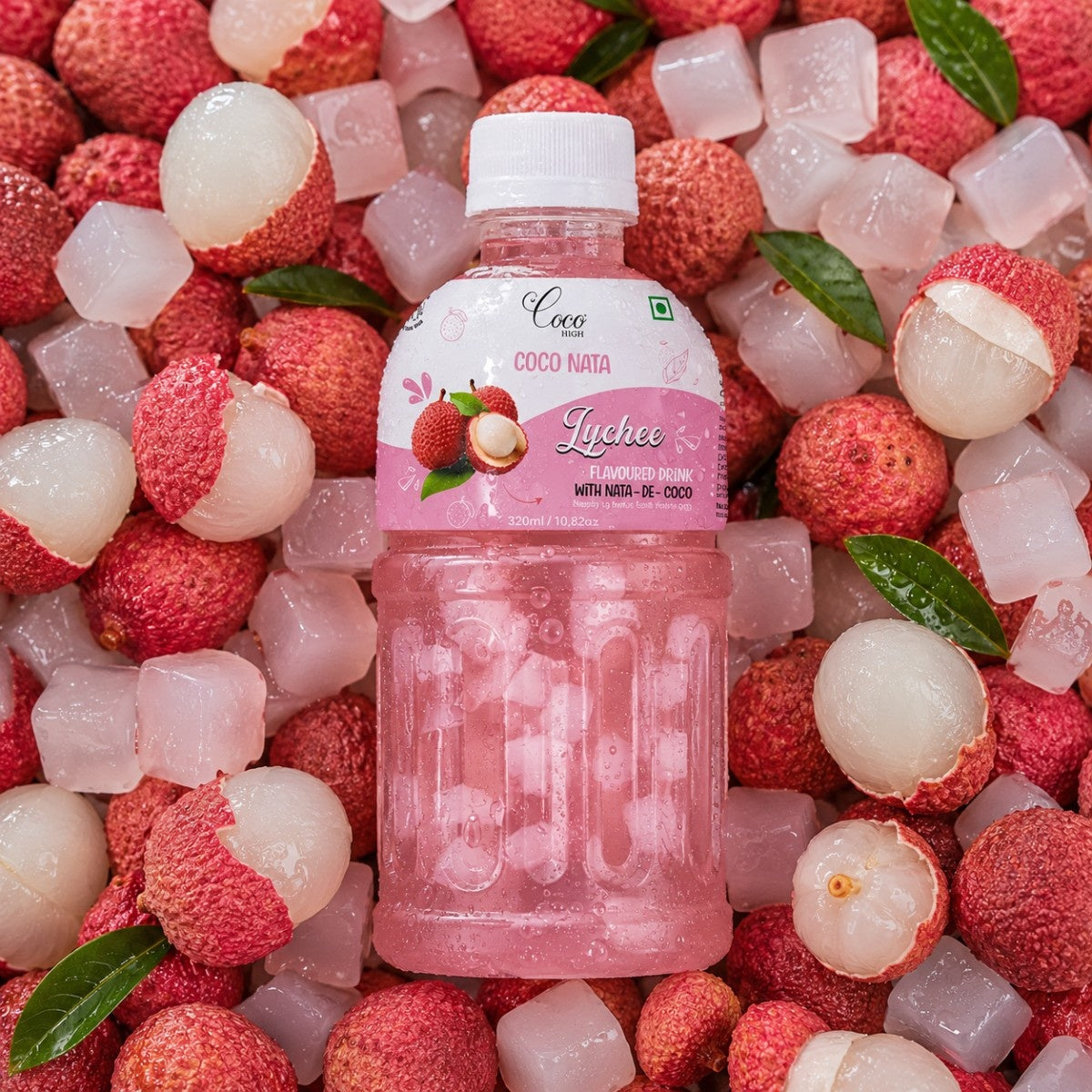 Lychee Juice 25% with NATA De Coco 320ml