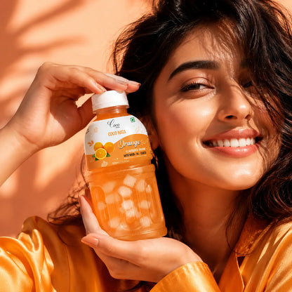 Orange Juice 25% with NATA De Coco (320ml)