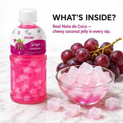 Grape Juice 25% with NATA De Coco (320ml)