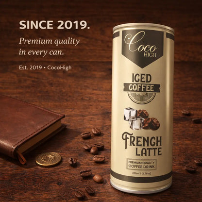 Ready-to-Drink Cold Coffee Spanish & French Latte 200ml Cans
