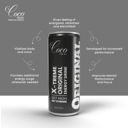 Energy Drink | X-Treame Original 250 ml | Pack of 6