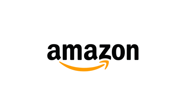 Amazon logo on a white background