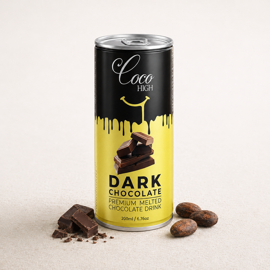 dark chocolate drink milk shake