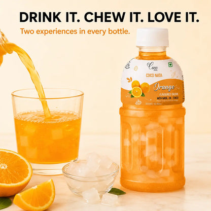 Orange Juice 25% with NATA De Coco (320ml)