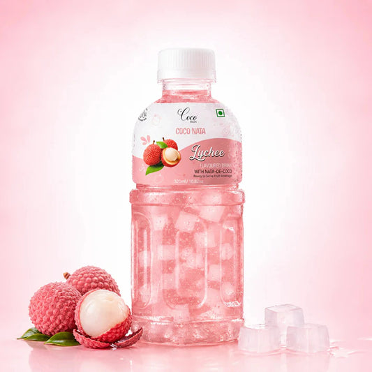 Lychee Juice 25% with NATA De Coco (320ml)