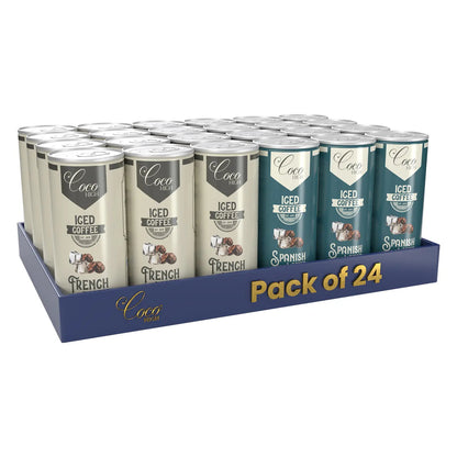 Ready-to-Drink Cold Coffee Spanish & French Latte 200ml Cans