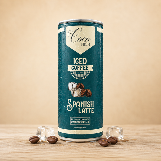 iced cold coffee spaish latte