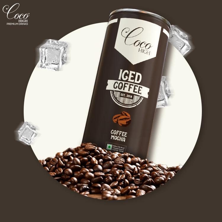 CocoHigh Coffee Mocha - Ready to Serve Iced Coffee (Pack of 6)
