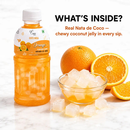 Orange Juice 25% with NATA De Coco (320ml)