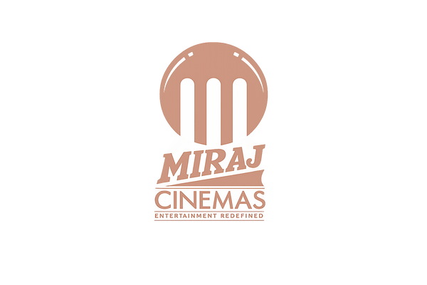 Miraj Cinemas logo on a white background