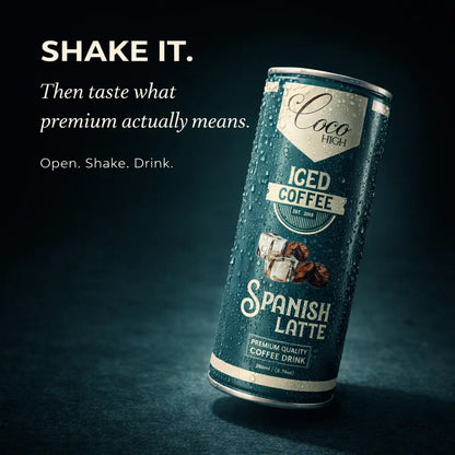 Ready-to-Drink Cold Coffee Spanish & French Latte 200ml Cans
