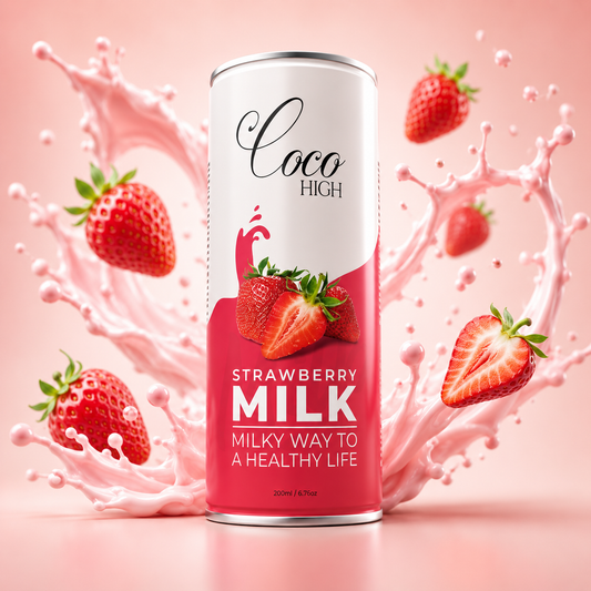 strawberry flavoured milk