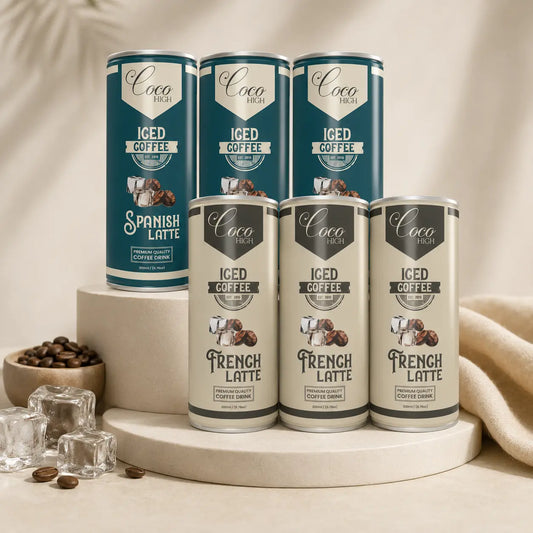 Ready-to-Drink Cold Coffee Spanish & French Latte 200ml Cans